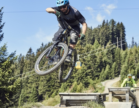 sommer mountainbikeurlaub in fiss downhill